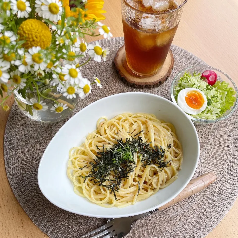 7/16❤︎娘のランチ🍃ツナの和風パスタ🍝|Makinsさん