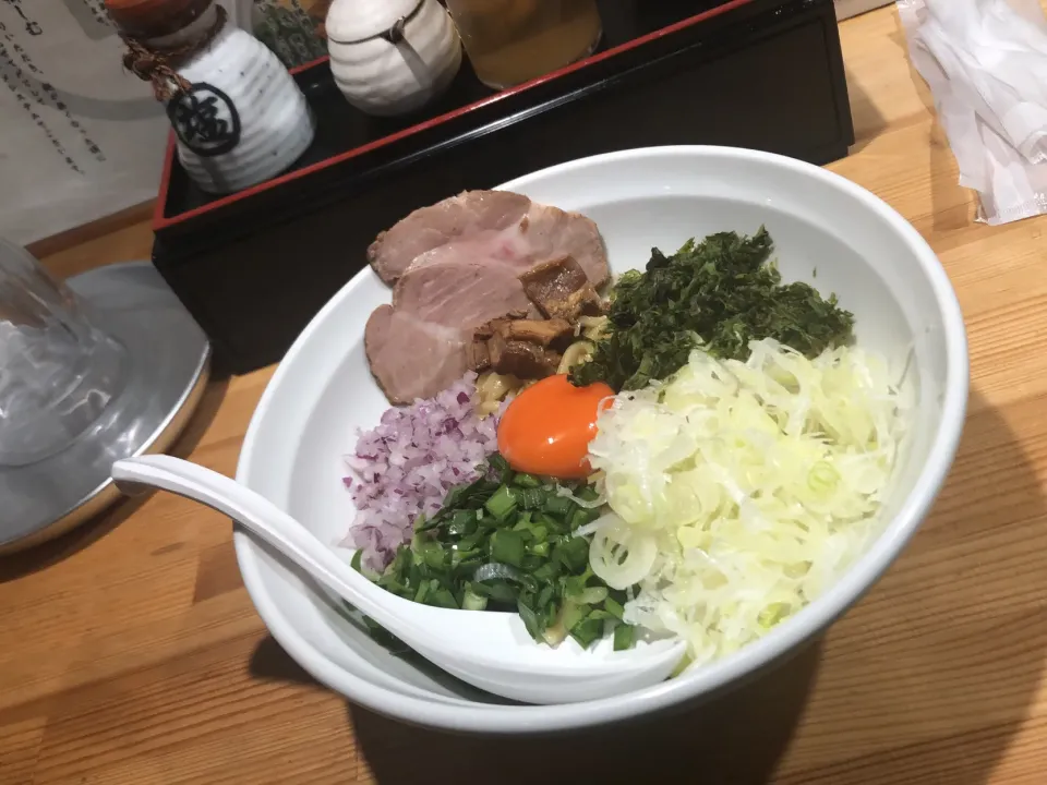 Snapdishの料理写真:まぜそば|なかやま  たろうさん