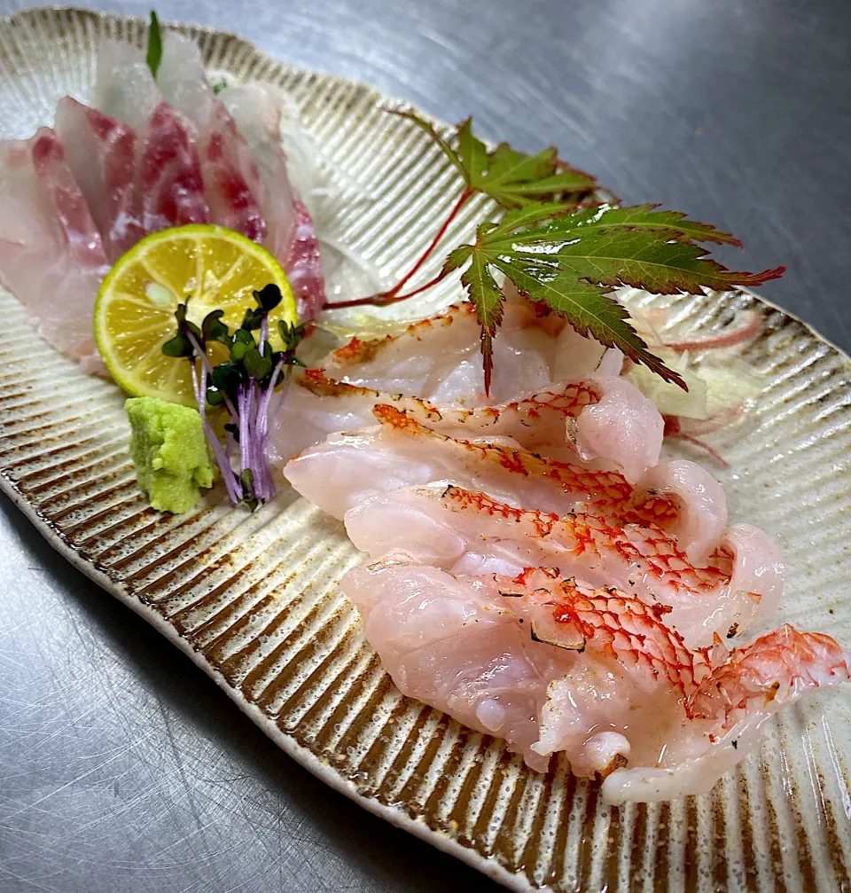 アカハタと炙りキンキ|たかこ♪Oさん