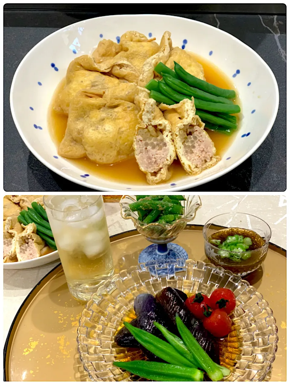 Snapdishの料理写真:もやしきんちゃく煮(茅乃舎レシピ)|ｋｚｓｙｋさん