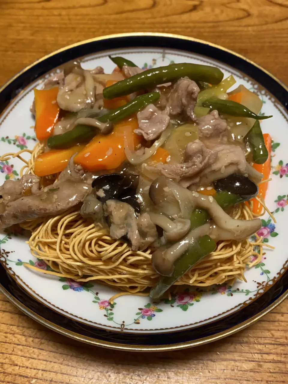 あんかけかた焼きそば|アンティークシルバーさん