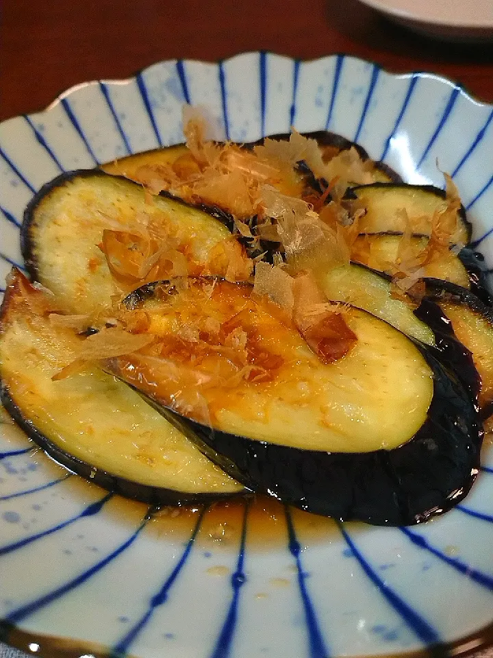 茄子の揚げ浸し|食事メモメモさん