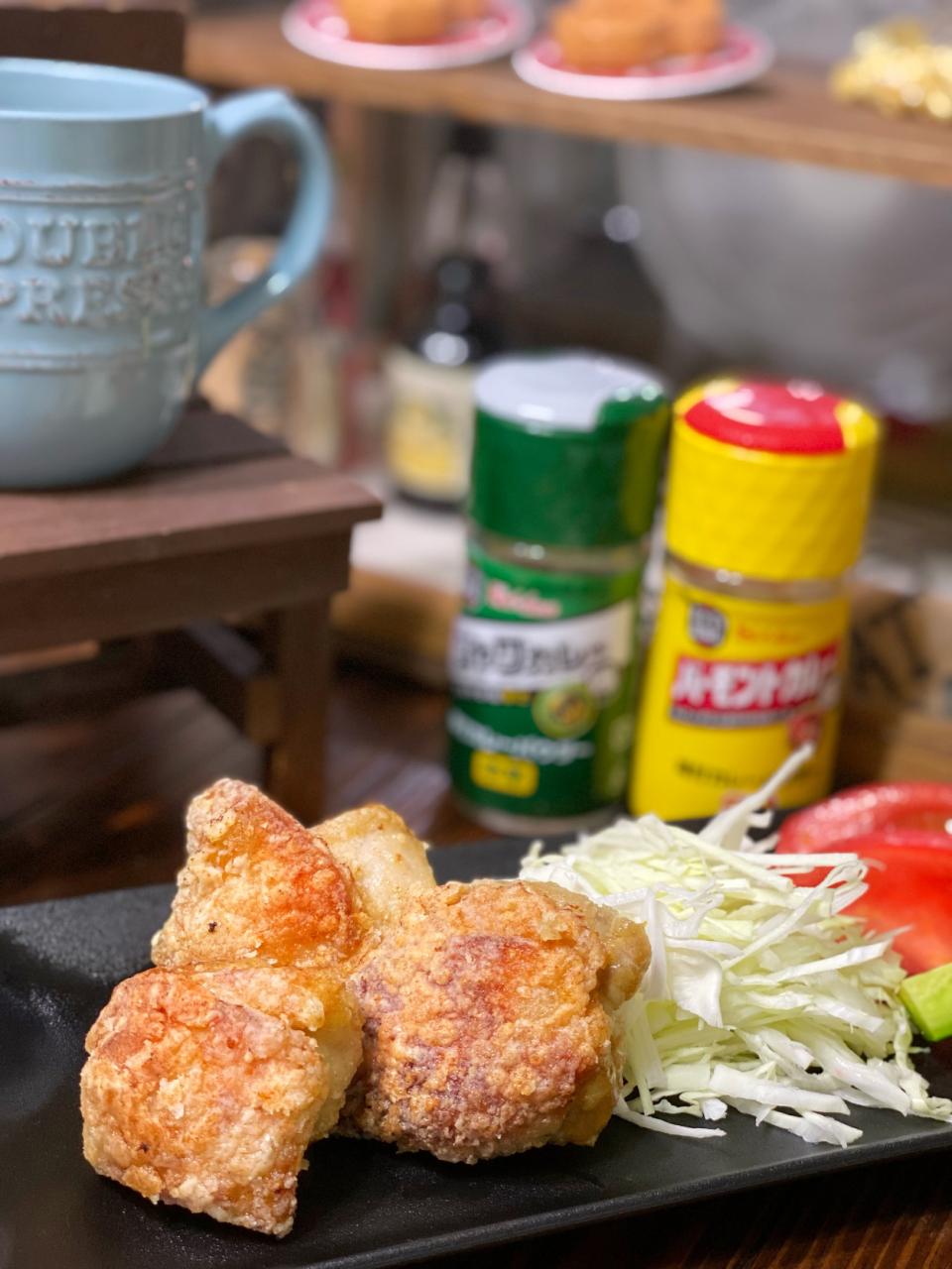 ♯1224 カレー唐揚げ♪