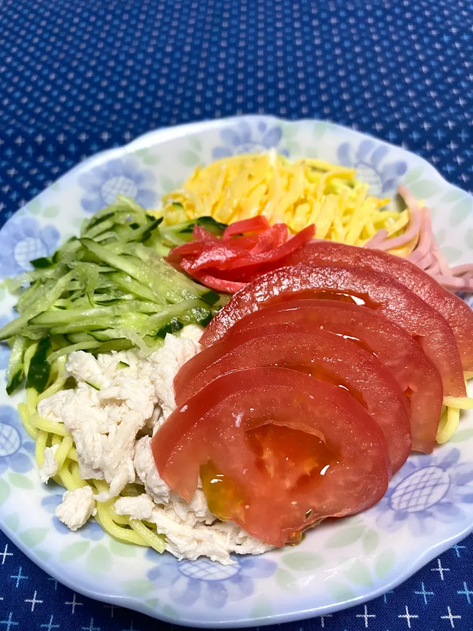 わが家の夕ご飯～冷やし中華😋❣️|かあたんさん