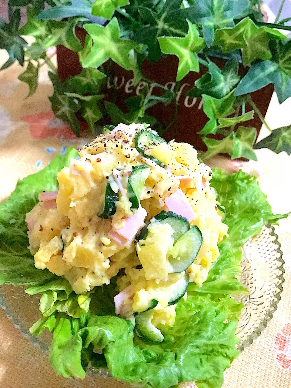 余った沢庵入りのポテトサラダ💚|🌺🌺Foodie🌺🌺さん