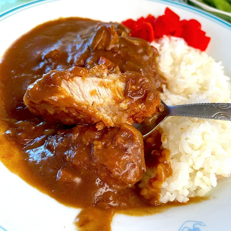 カツカレー@海の家 末広(葉山町)|塩豚骨さん