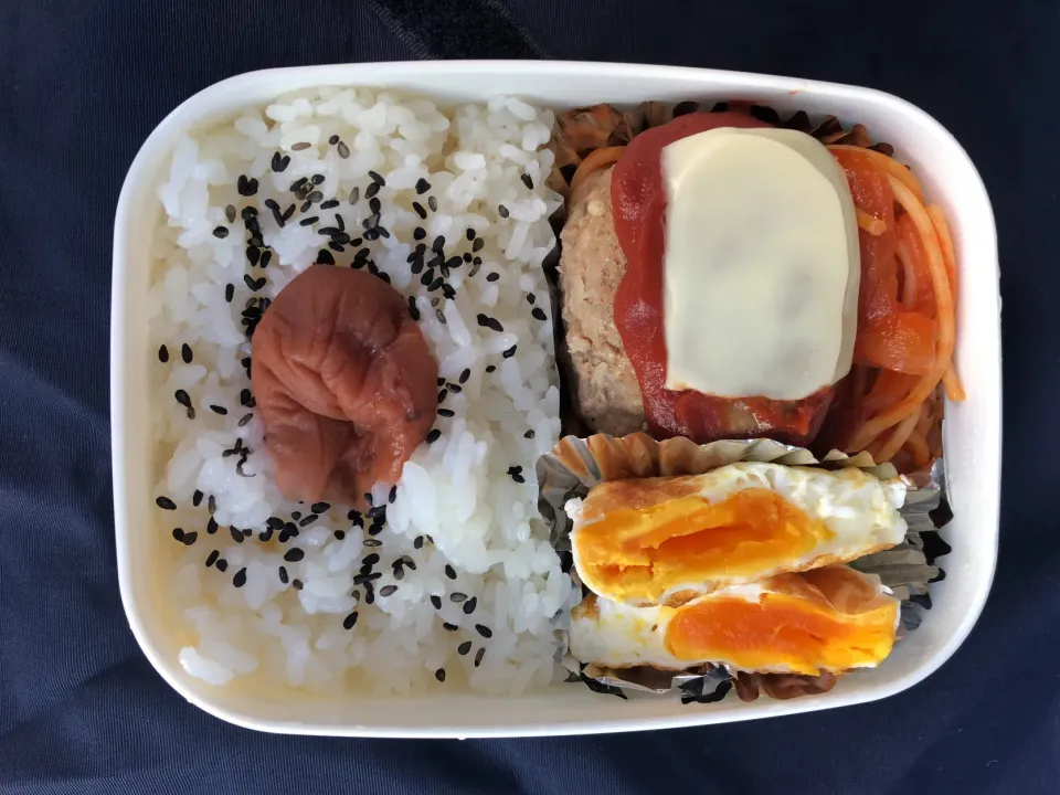 チーズハンバーグ弁当【昼めし】|超絶トルーマン石6さん