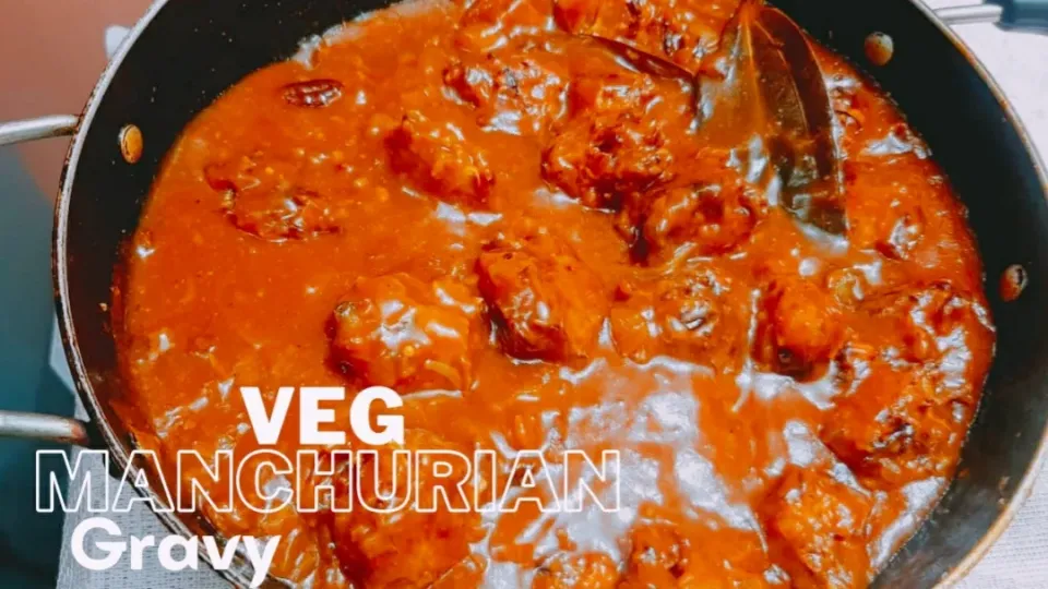 veg manchurian gravy|Anamikaさん