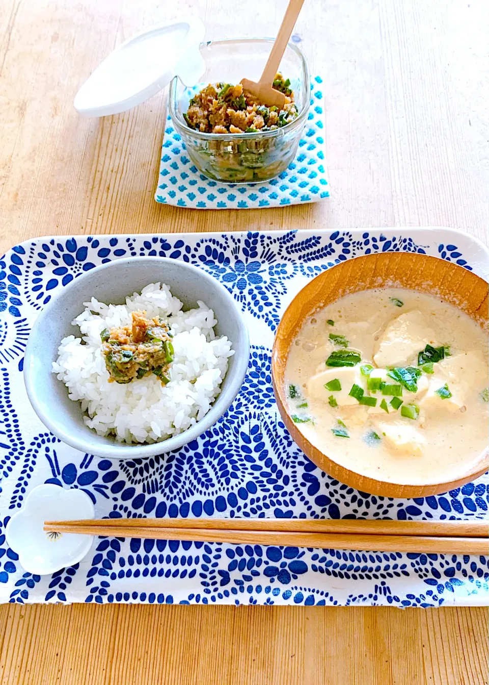 青唐辛子味噌と豆乳白すりごまスープ|＊Aloha＊さん