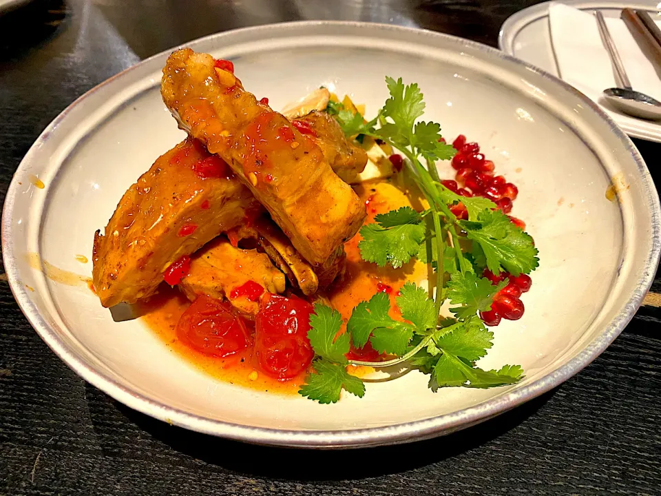 Slow cooked pork ribs in tamarind sauce|skyblueさん