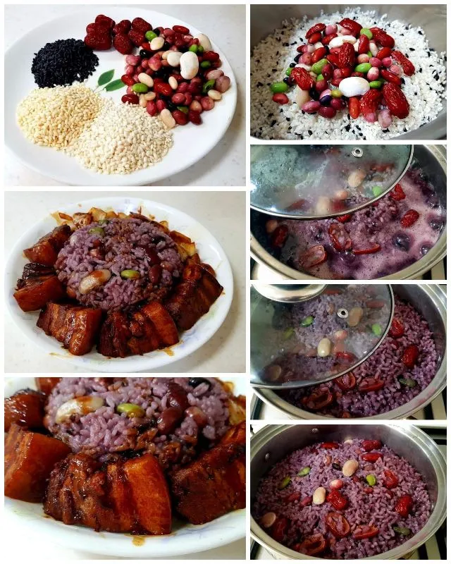 mixed rice with assorted beans|steven z.y.さん