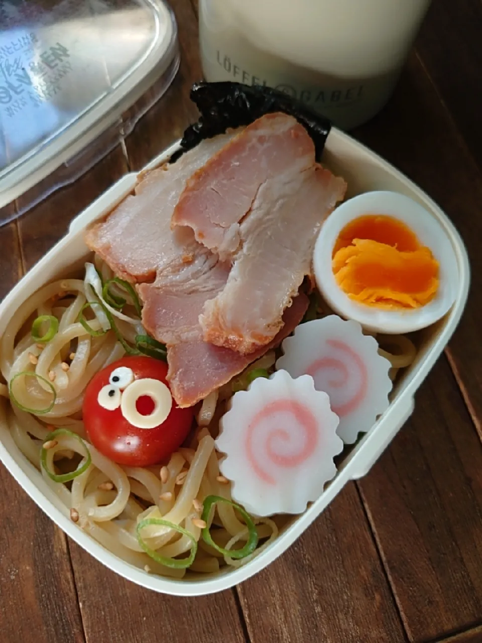 漢の…長女用🍱おニューのスープポットでつけ麺弁当|ᵏᵒᵘさん