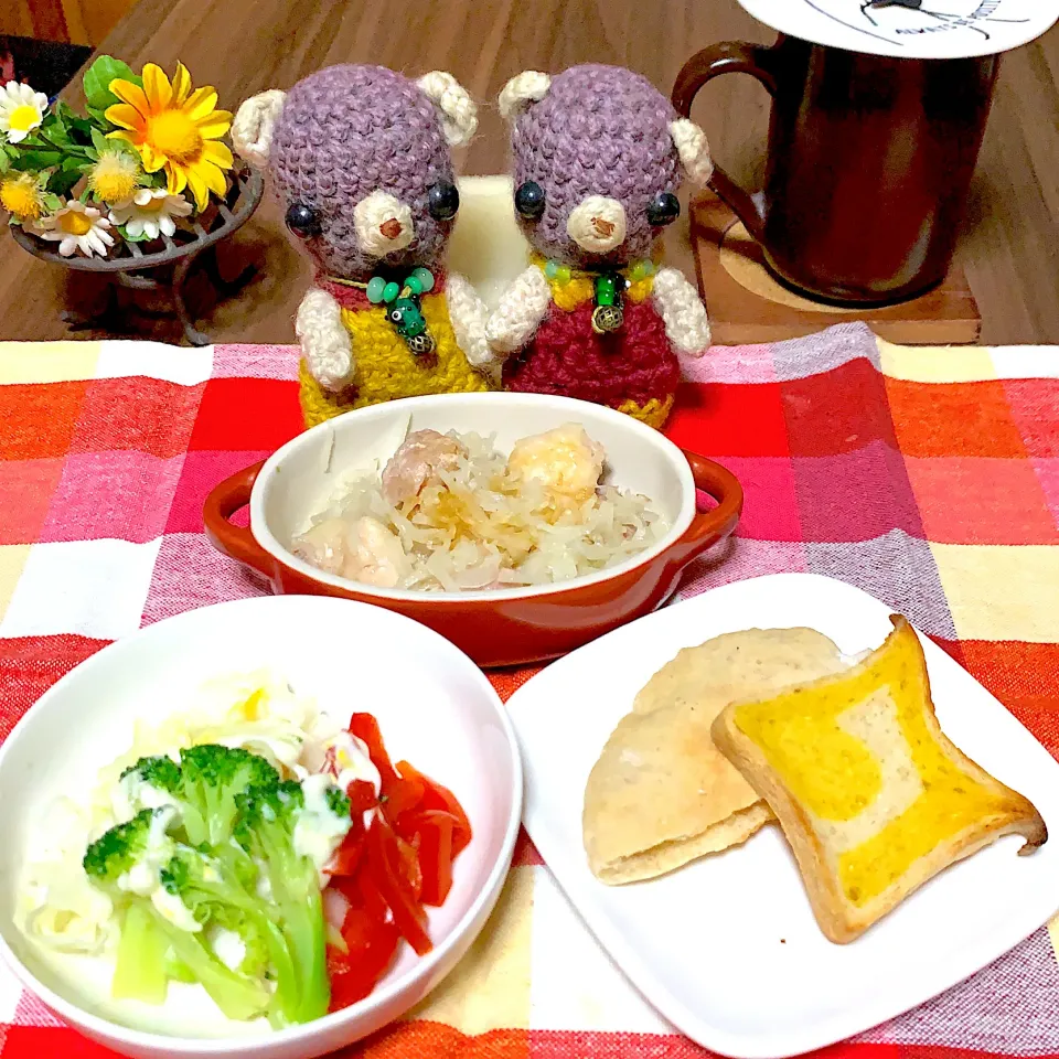 Snapdishの料理写真:お昼ごぱん( ´ ▽ ` )|chagashiさん