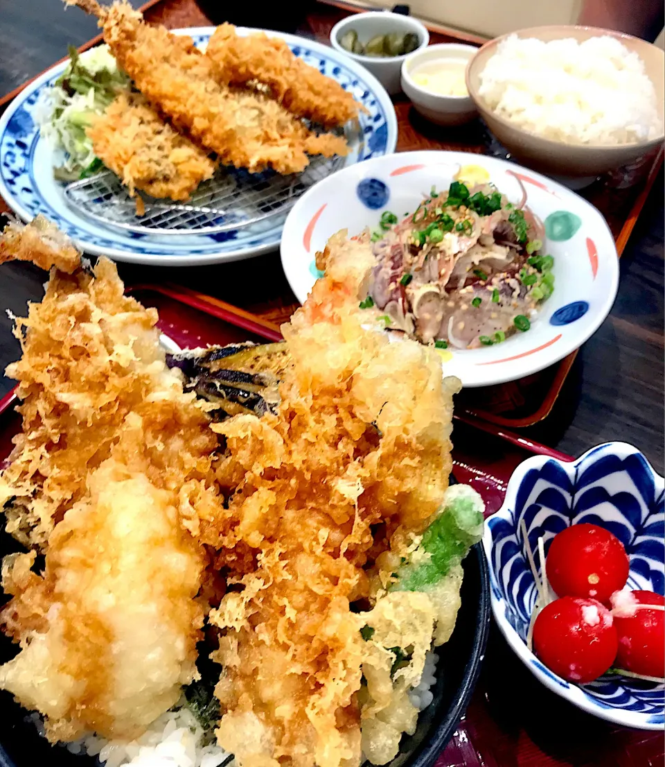 飛賀屋「海鮮天丼」|minipicnicさん