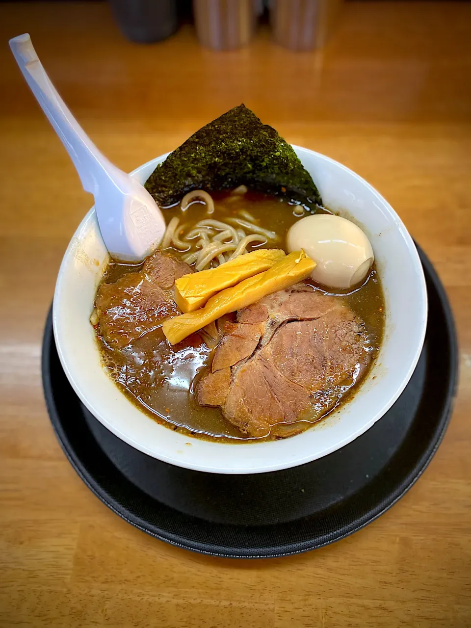 Snapdishの料理写真:煮干し豚骨ラーメン|髙野泰朋さん