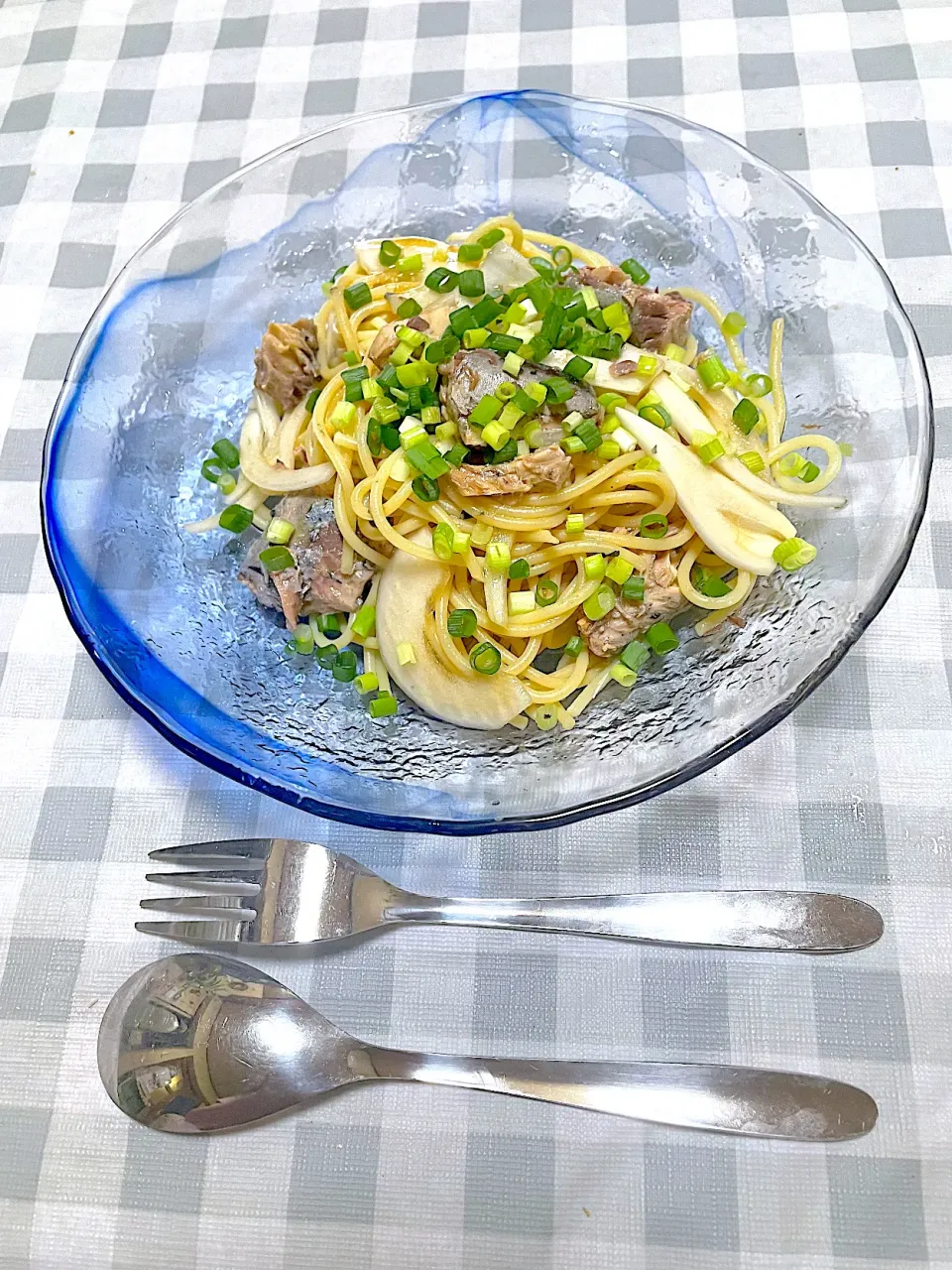 サバ缶の冷製パスタ|江口笑湖さん