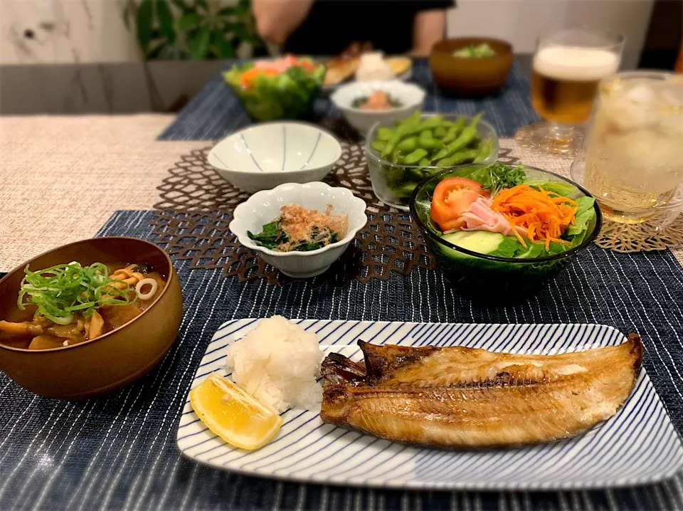 ホッケ定食😌|ゆかさん