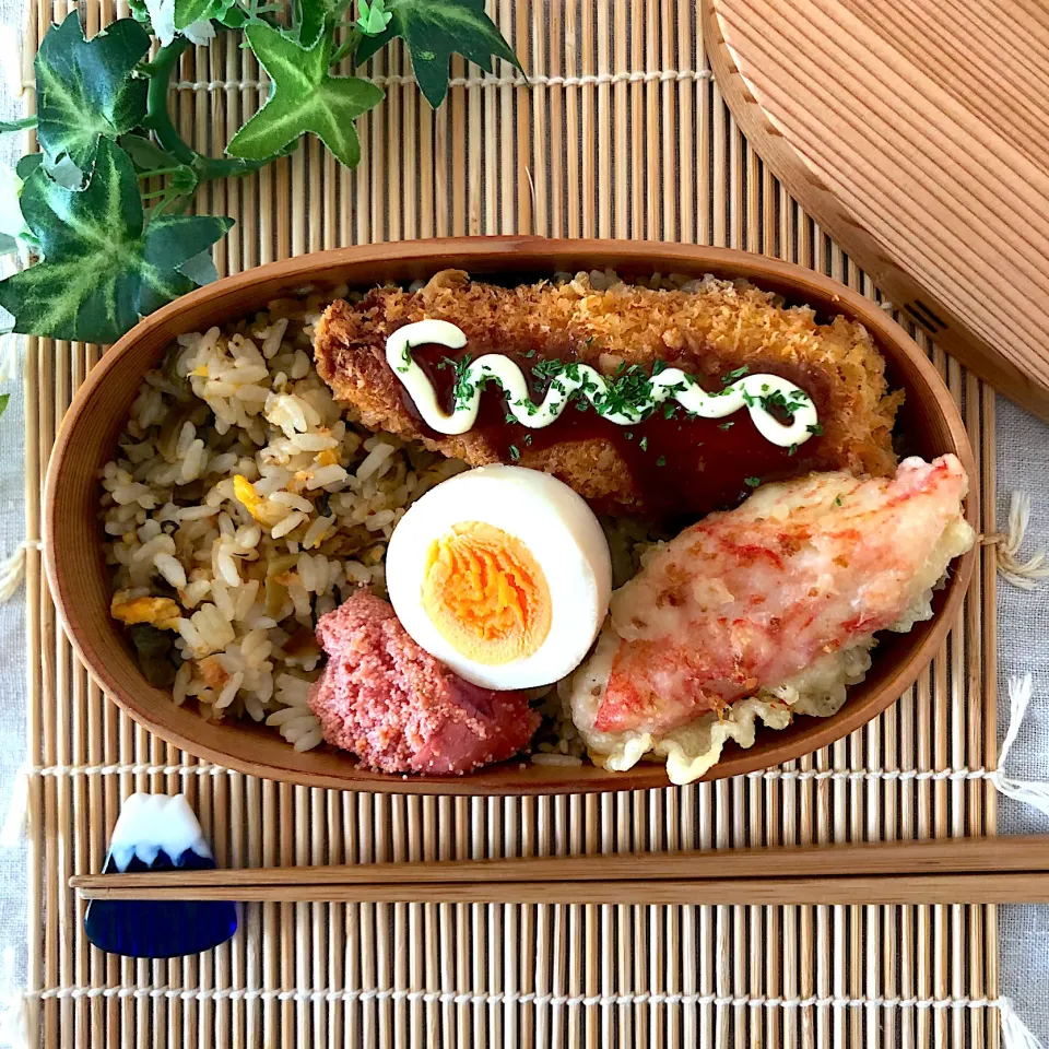 Snapdishの料理写真:高菜炒飯弁当|あここさん