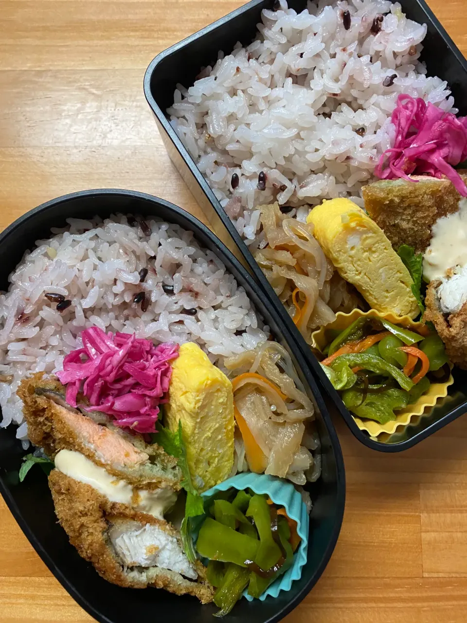 Snapdishの料理写真:7.20 夫婦弁当|aru_sakazakさん