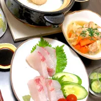 いただきものカンパチ🐟放ったらかし手羽元煮込み|なかむさん