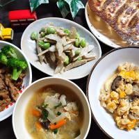 お久しぶりな残り物ご飯