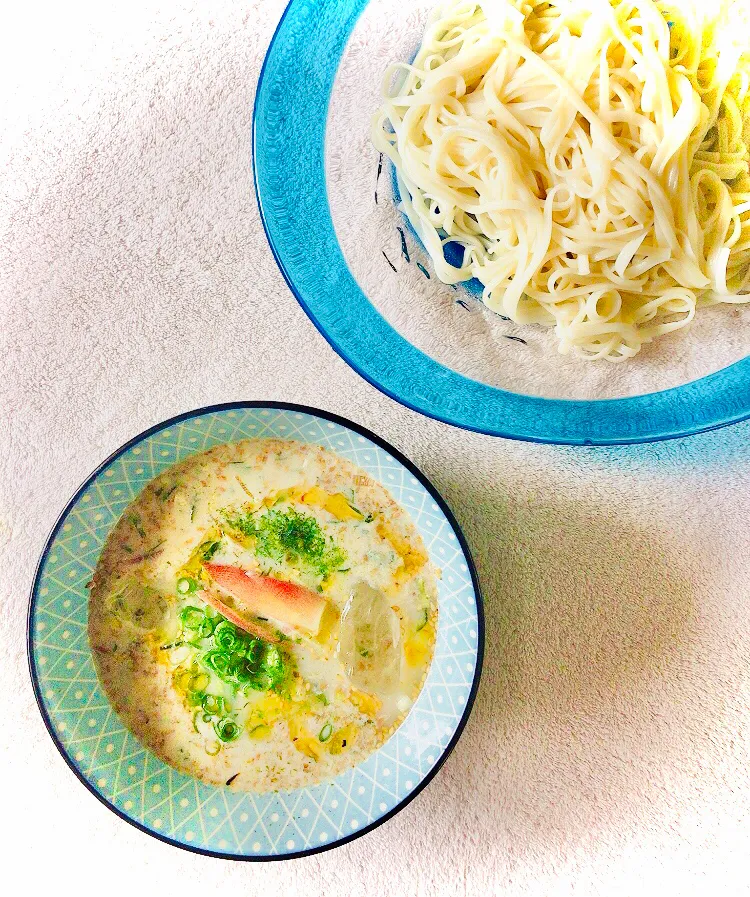 胃に優しい☆冷や汁つけうどん|のんさん