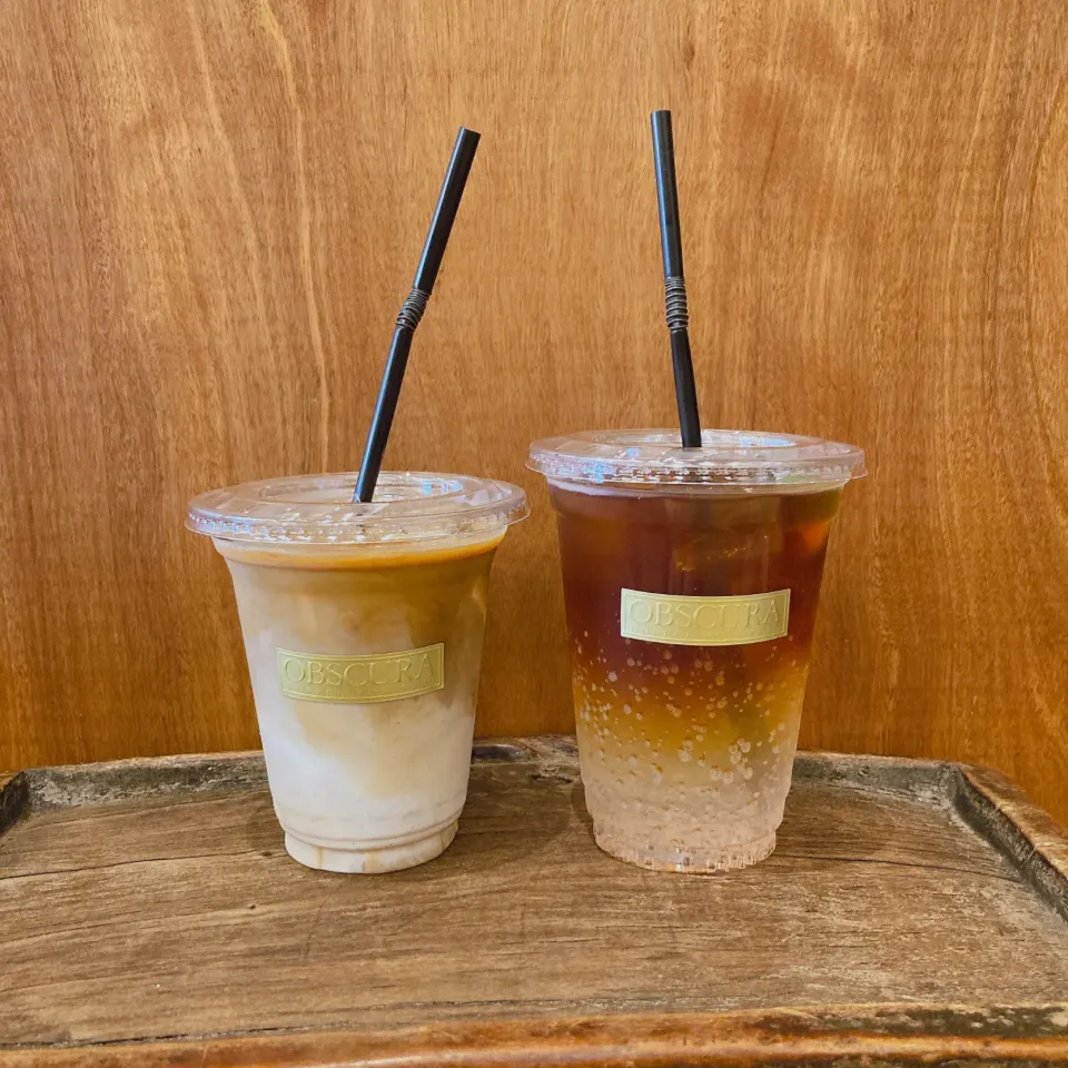 水出しトニックコーヒーとアイスラテ🥤|ちゃみこさん