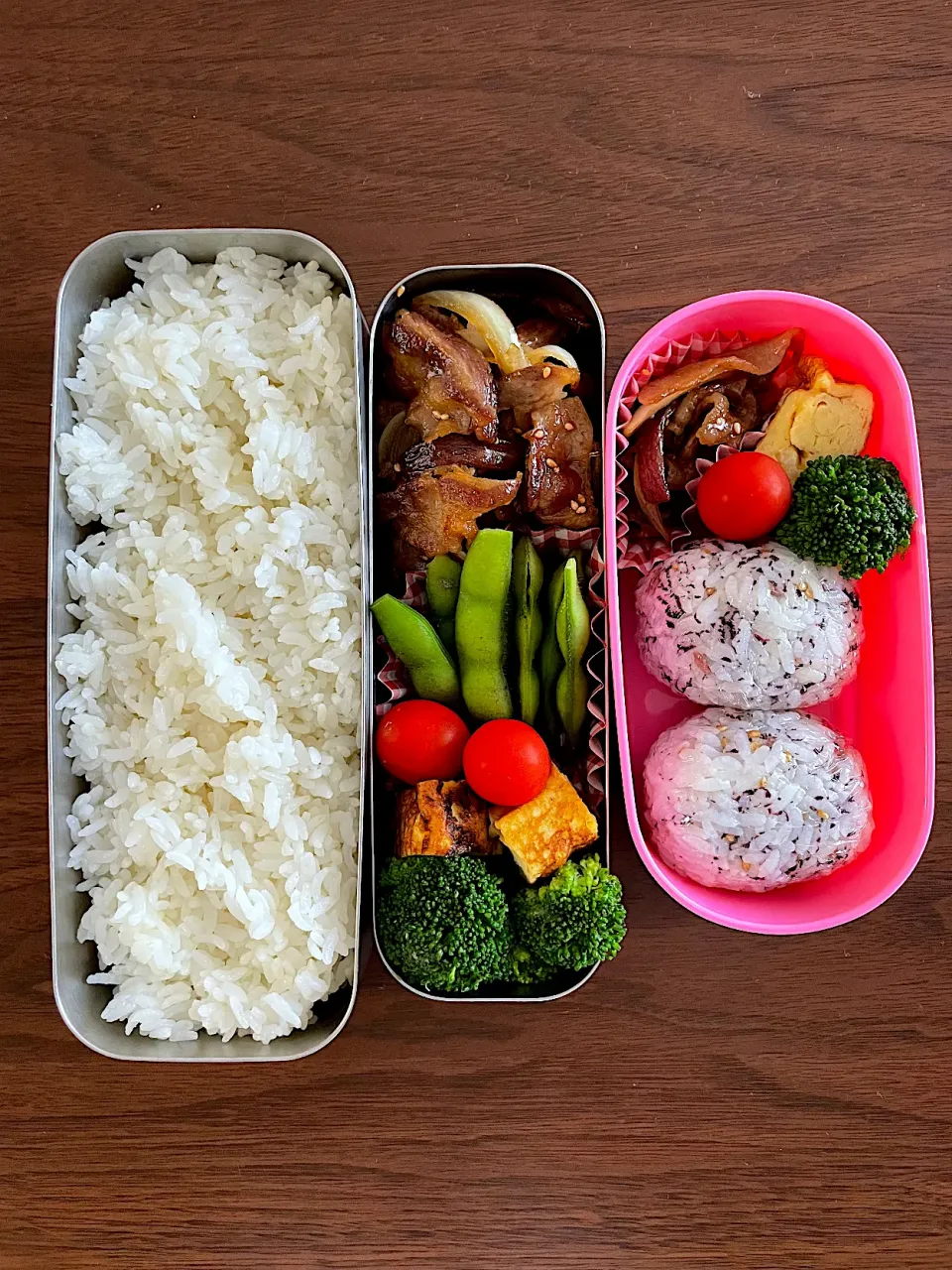 Snapdishの料理写真:年中さんとお父さんのお弁当🌸|みーぬさん