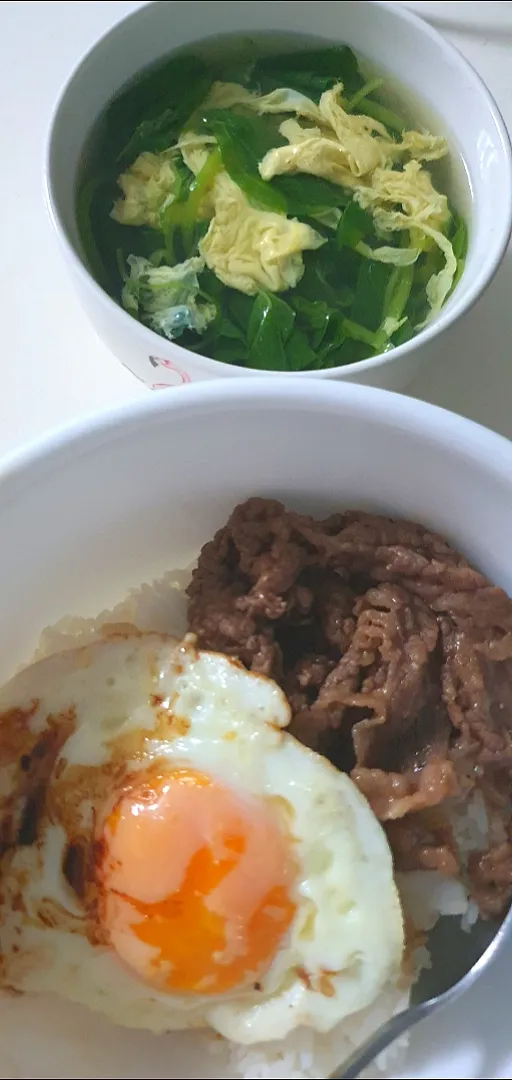 Wagyu beef egg rice + spinach egg soup
Dinner 21 July 2021 🥰😍😋😘|🌷lynnlicious🌷さん