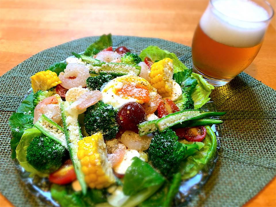 いっちゃんさんの料理 由美さんの料理 焼きロメインレタスのシーザーサラダ🥗