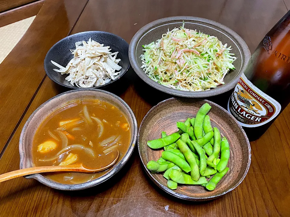 Snapdishの料理写真:2021.7.20 カレー🍻🍻🍻|ゆみずさん