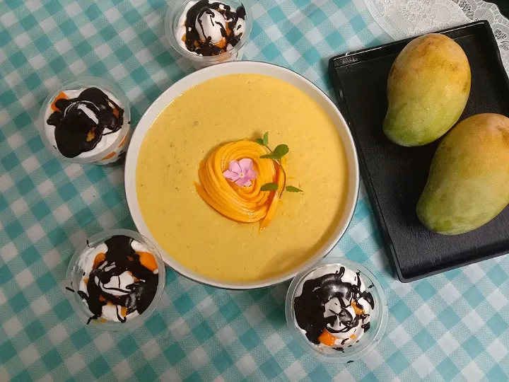 Mango Firni 
and Mango Chocolate Graham Float|Sadia Meherinさん