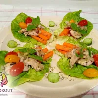 Snapdishの料理写真:Chicken Salad 
Check out the recipe at my YouTube Channel
 ' Ava Cookout '|Averine Micheleさん