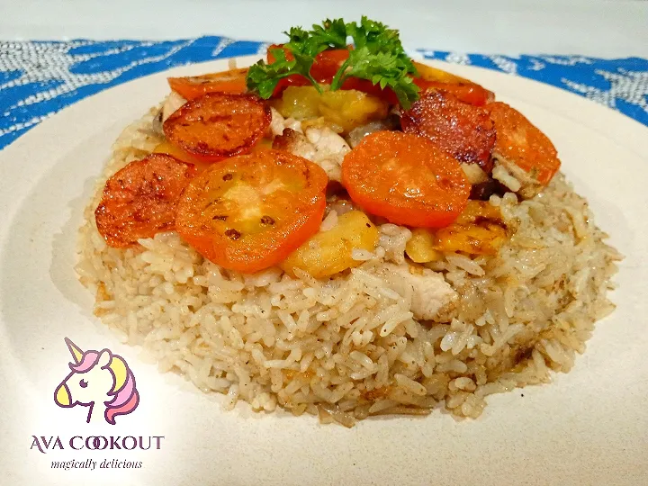 Upside Down Rice
Check out the recipe at my YouTube Channel
 ' Ava Cookout '|Averine Micheleさん