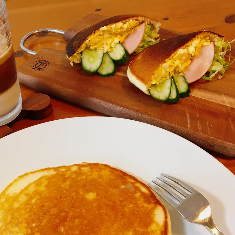 Snapdishの料理写真:ホットケーキランチ🍴|Norikoさん