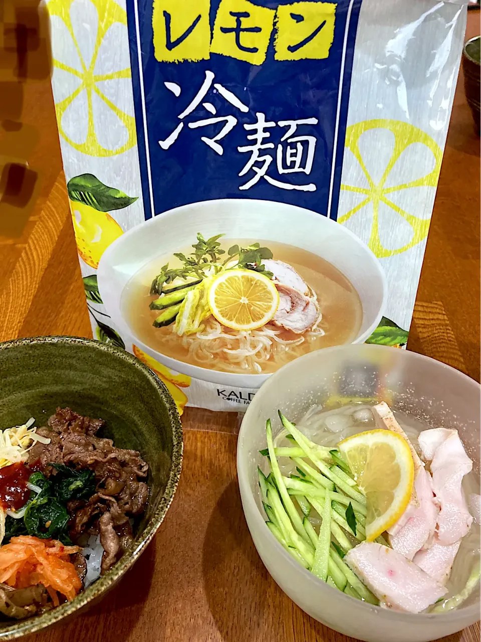 Snapdishの料理写真:4連休初日 Lunch レモン冷麺🍋|sakuramochiさん