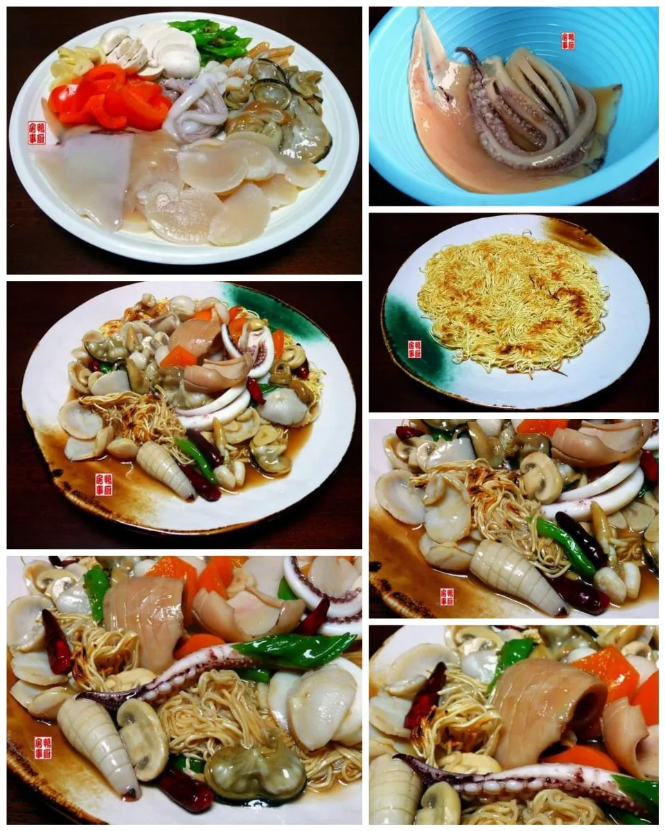 Cantonese style seafood fried noodle|steven z.y.さん