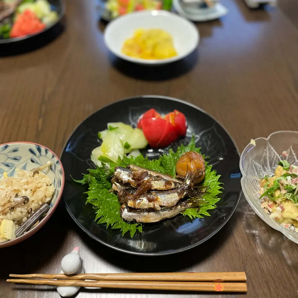 Snapdishの料理写真:7/22晩ご飯：実家ご飯|ななみんさん