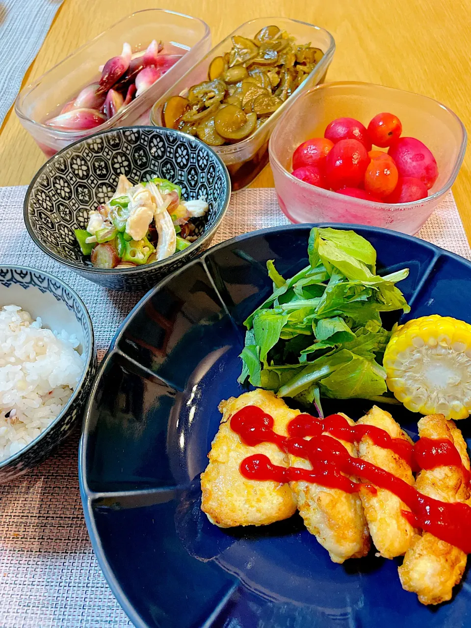 鷄胸肉のピカタで晩御飯|Mikaさん