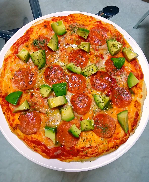 pepperoni and avocado|hikaruさん