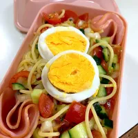 Snapdishの料理写真:冷製パスタ弁当|こーじさん