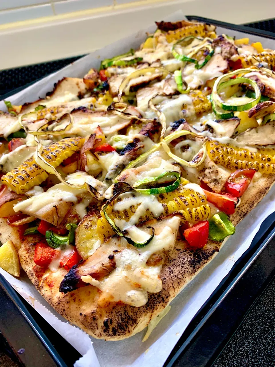 Jamaican Jerk Chicken Pizza|gonbenさん