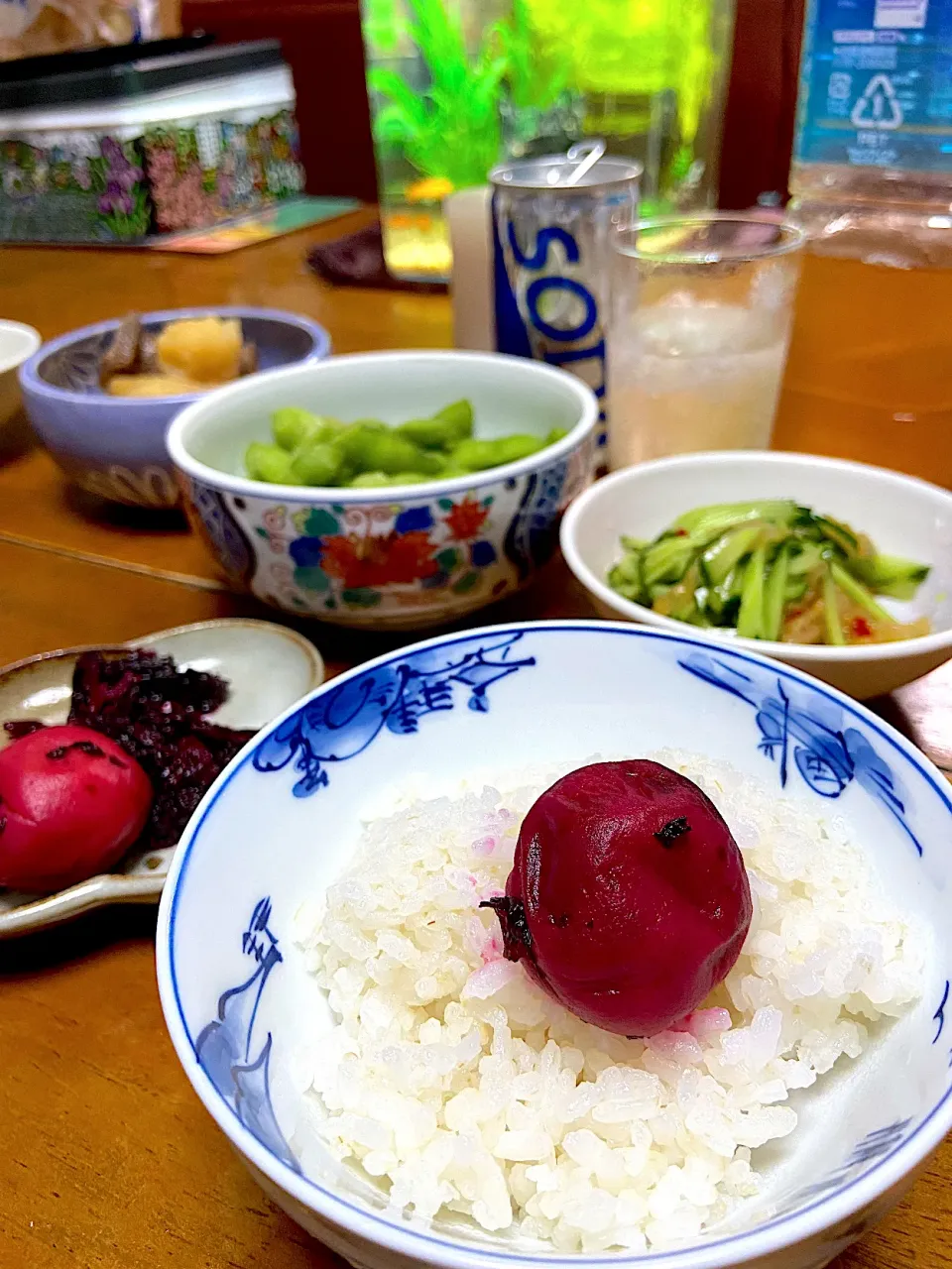 梅干しと白飯|まゆさんさん