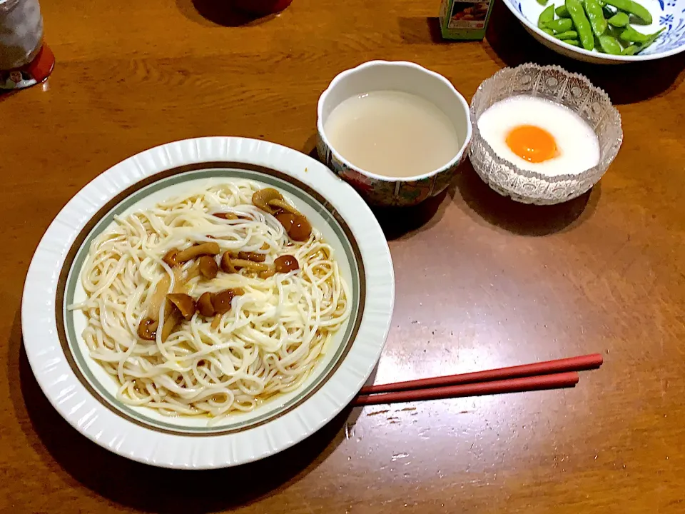 なめこ、とろろそば😍😍😍|大塚麻美さん