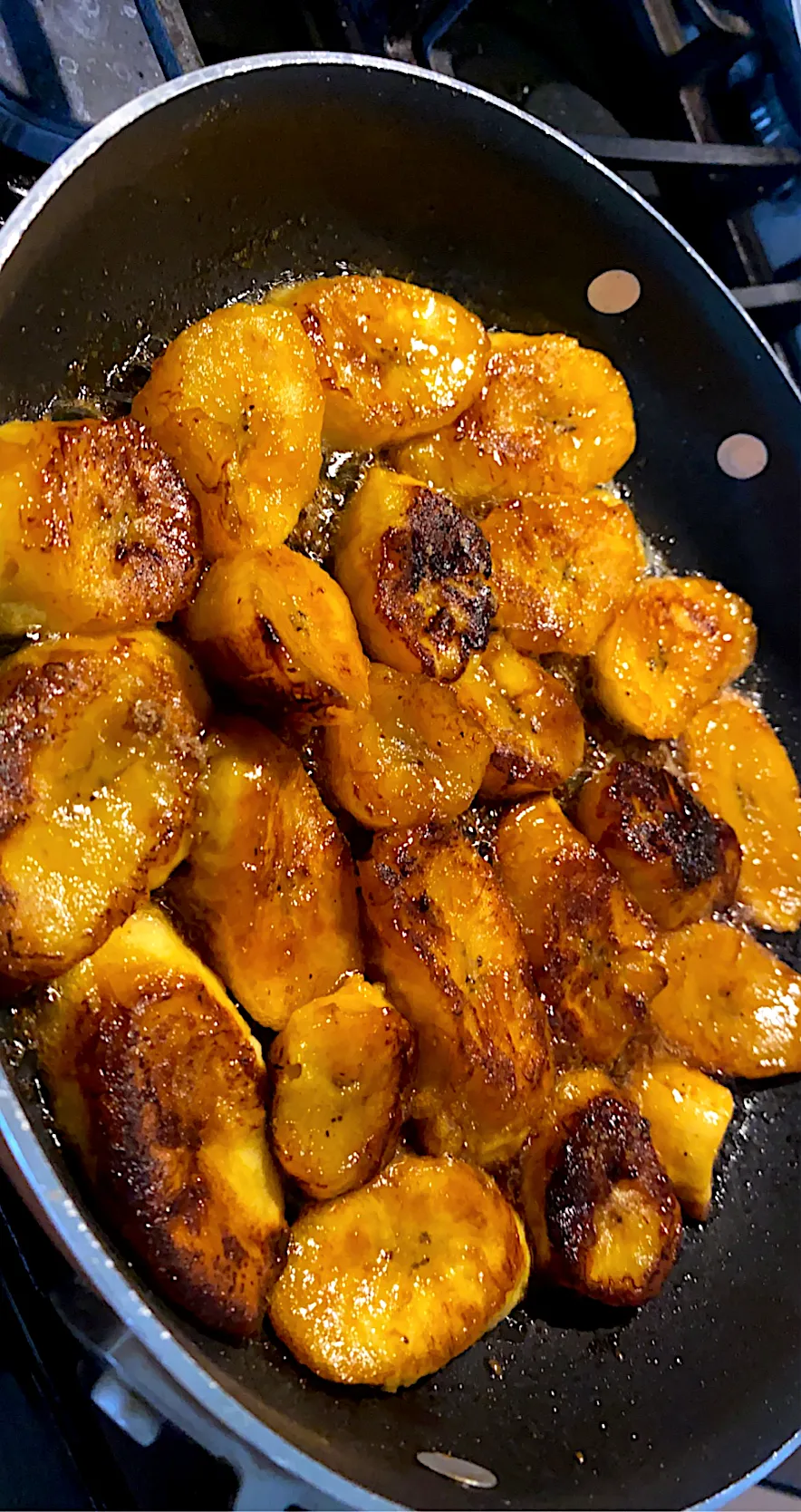 Snapdishの料理写真:Orange & Brown Suga caramelized plantains|Tawanjaさん