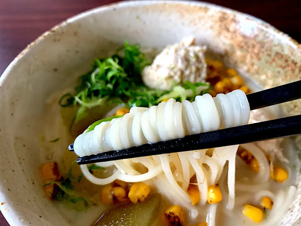 冷製冬瓜豆乳つくねスープのそうめん|半田手延べそうめんの店 阿波や壱兆さん