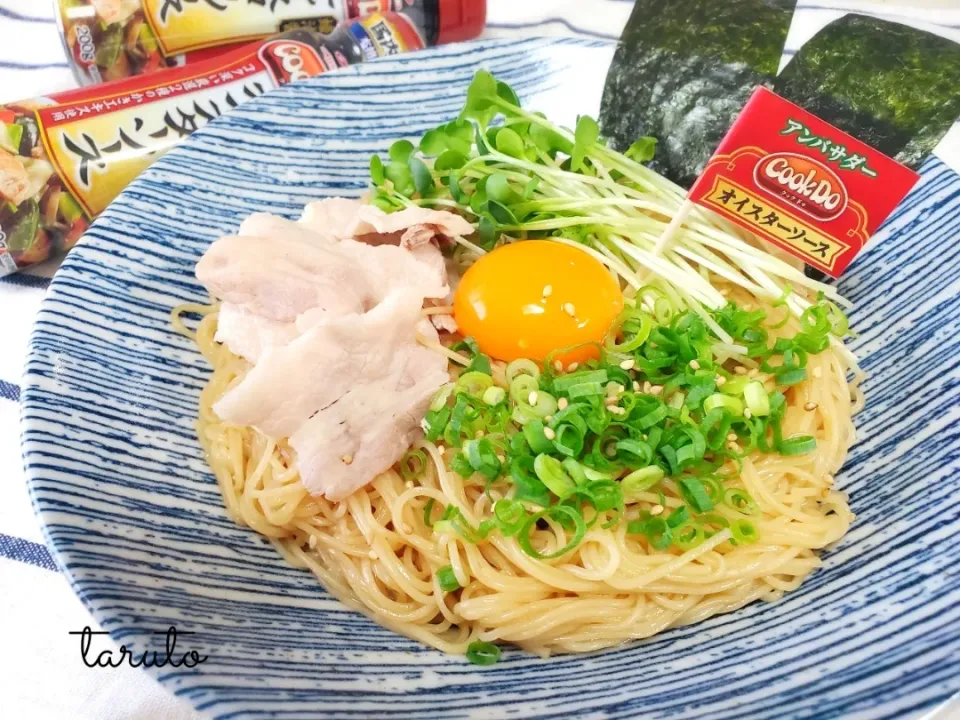 オイスターソースたっぷり🦪✨
そうめんde油そば😋💕|taruto⭐️さん