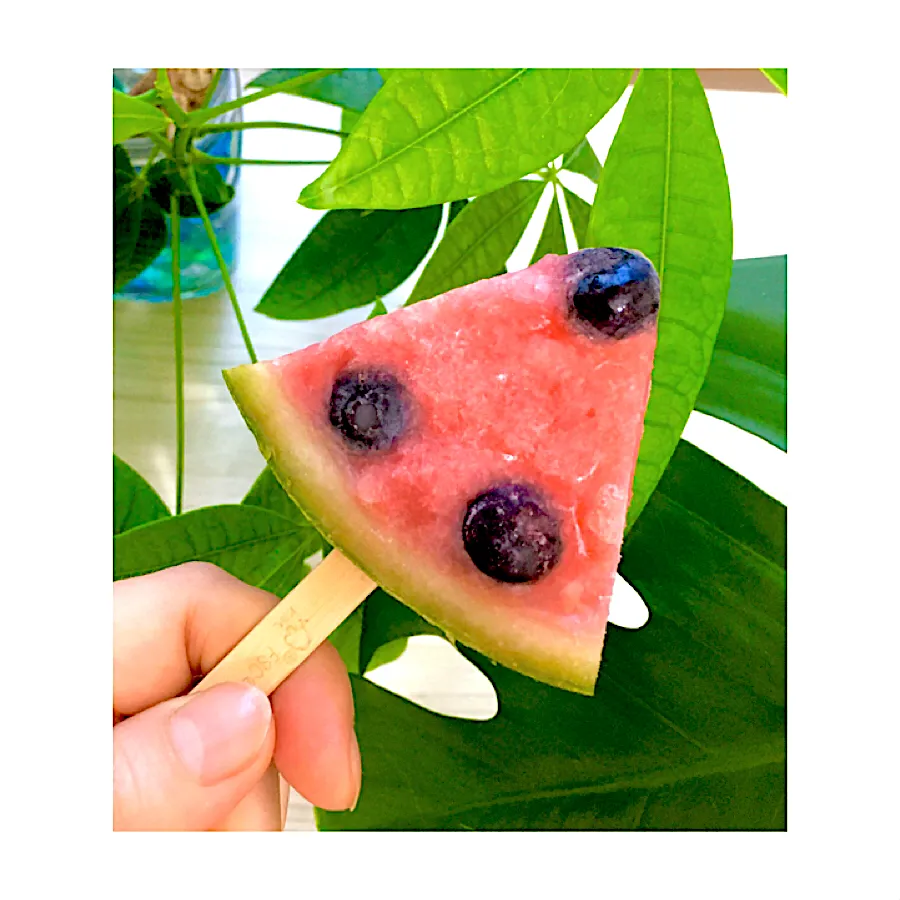 糀甘酒でスイカバー🍉😋|usakoさん