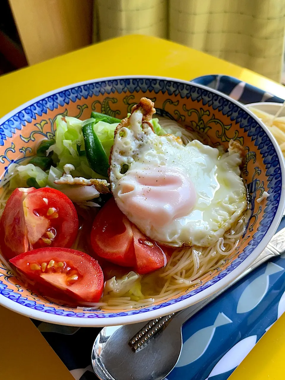 夏野菜の汁ビーフン|4jemさん