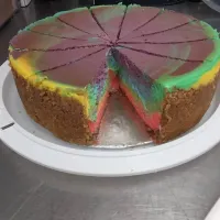 Snapdishの料理写真:Rainbow Cheesecake|Chef Melissaさん